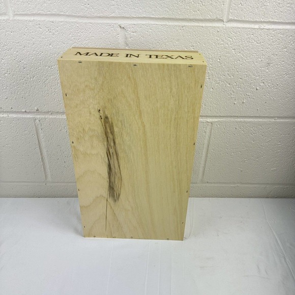 Made in Texas Pride Wooden Gift Box Keepsake Storage Goode BBQ 16.5x9x3.5 Tall - Picture 3 of 6